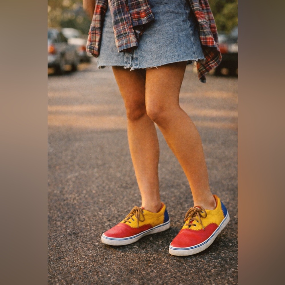 Vintage 1992 Keds Championship Series Leather Colorblock Sneaker – Women’s 9M